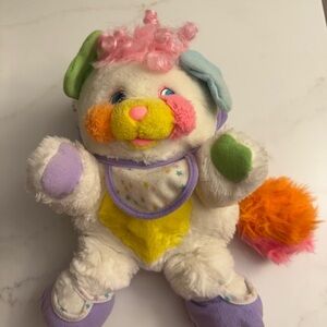 Popples Baby Bibsy 80s Plush